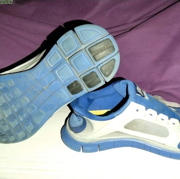 Nike Free 4.0 V3 Men's Running Shoes 2013 Blue Gray - Picture 4 of 8